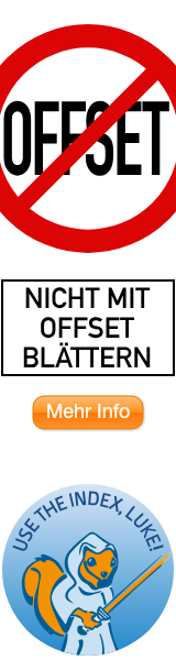 Nicht mit OFFSET blättern